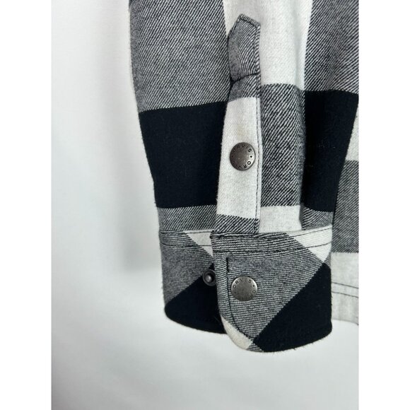 ORVIS Men's size XL Shirt Jacket Plaid Fleece Lined Snap Front Pocket classic - Picture 7 of 13